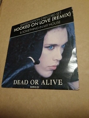 Dead Or Alive ‎– Hooked On Love (Remix).     7"   Record 1 Only - Image 1 of 4