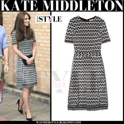 Abito Tory Burch M Royal ASO Dutchess Kate Celeb Paulina Resort 6 8 Nuovo con etichette