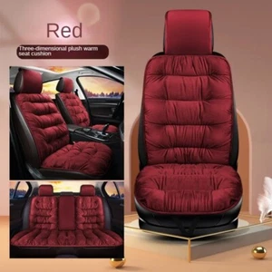 Luxury Car Seat Cushion Cover Plush Universal Protector Interior Decor Auto - Picture 1 of 30