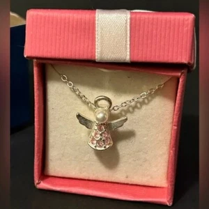 Avon Birthstone angel necklace October 2006 - Picture 1 of 3