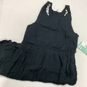Rip Curl Earth Angel Black Dress Women's Sleeveless Beachwear Cover Up NWT - Picture 1 of 5