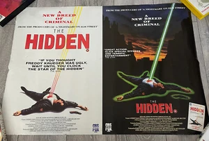 THE HIDDEN - CBS FOX - ORIGINAL VIDEO SHOP POSTER - 23x33in - Imagen 1 de 1