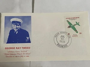 “Robinson Cursoe U.SN.” George Ray Tweed Commemorative Mail Guam Coast Guard - Picture 1 of 5