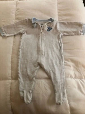 PJ's First Moments One Piece con perro talla 0-3 meses blanco Foto 1 de 4