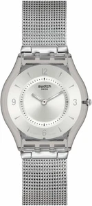 Swatch Skin Classic Biosourced Unisex Watch Casual Plastic Grey Quartz Waterproo - Picture 1 of 3