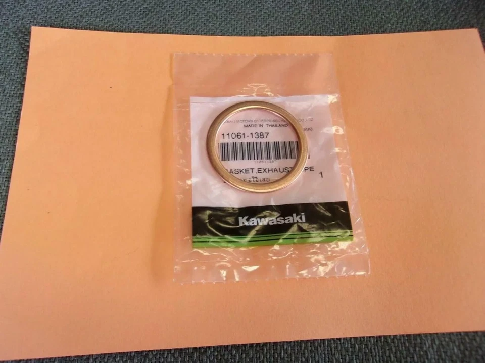 JUNTA COLECTOR ESCAPE KAWASAKI OEM 11061-1387 KLX250R S KLX300R KE100 Foto 1 de 4