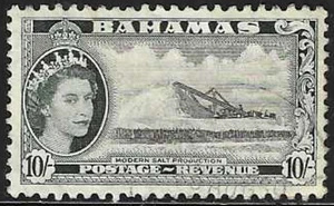 Bahamas (British) 1954 Scts #172 Mint/NH, VF-XF, FOG "Queen Elizabeth II " - Picture 1 of 2