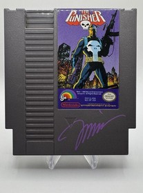 Jim Lee Signed Punisher NES Nintendo Cartridge Game 1990 Autographed *RARE* 