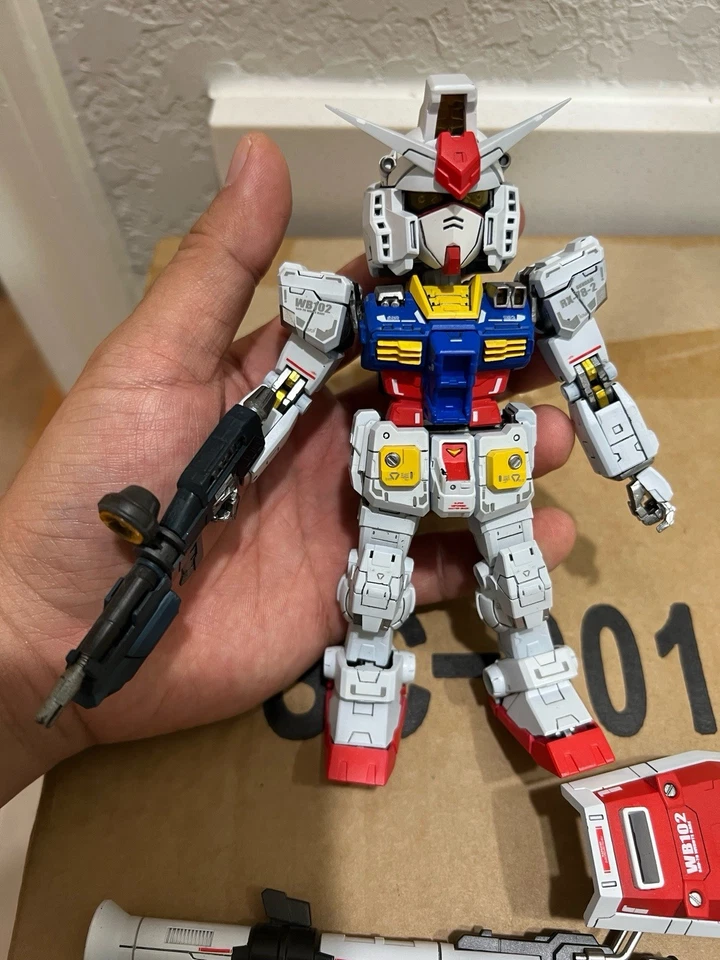 Gundam MGSD RX 78 Fully Painted, Fully Assembled, Ready To Ship - Image 1 of 2