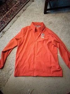 Under Armour Auburn Tigers 2022 Team Issued Full Zip Lightweight Hooded Jacket - Picture 1 of 8