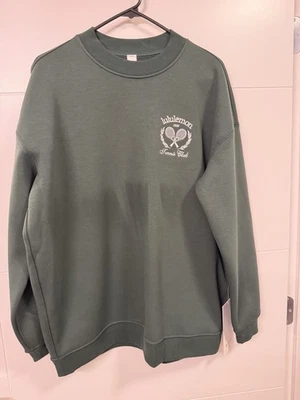 Nuevo: Pullover polar de peso pesado Lululemon tenis medio verde legado Foto 1 de 4