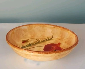 CERTIFIED INTERNATIONAL Poppies 9.5" Pasta Bowl Red Poppies, Tre Sorelle Studio - Picture 1 of 8