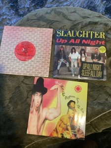 Metal-rock-3 X 7” Picture Pic Cover Disc-bundle-collection-lot-limited - Picture 1 of 9