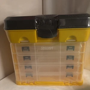 Caja de herramientas portátil Stalwart - Organizador de 4 bandejas para aparejos/herramientas/artesanías - Imagen 1 de 5