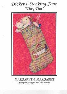 Medias de Margaret & Margaret Dickens pequeño patrón de punto de cruz Tim - Imagen 1 de 1