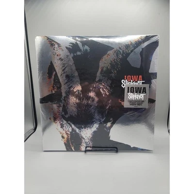 Slipknot - Iowa Translucent Green Color Vinyl 2LP Record SEALED Limited In Hand. - Image 1 of 3