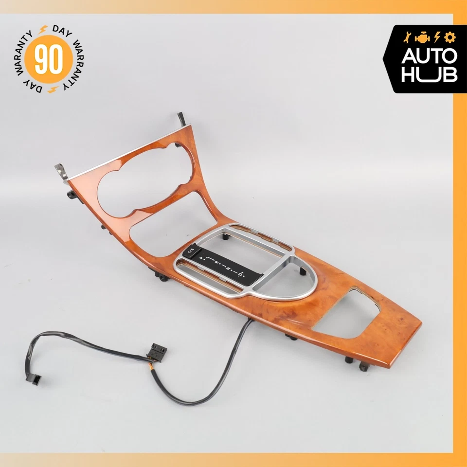 05-12 Mercedes R230 SL500 SL550 consola central bisel madera de nogal OEM Foto 1 de 4