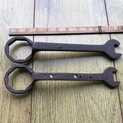 2 Vintage Tractor, Plough Spanners - Image 1 of 4