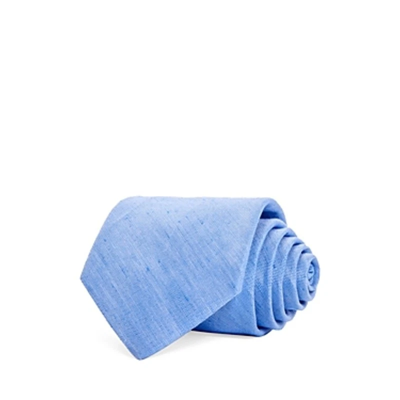 The Men's Store at Bloomingdale's Textured Solid Linen Classic Tie NWT - Image 1 of 1