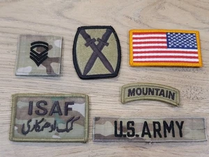 Us ARMY Military Iraq Ranger Patches Lot of 6 - Picture 1 of 2