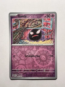 GASTLY 092/165 Scarlet & Violet 151 Set - REVERSE HOLO Pokémon Card - NM - Picture 1 of 1