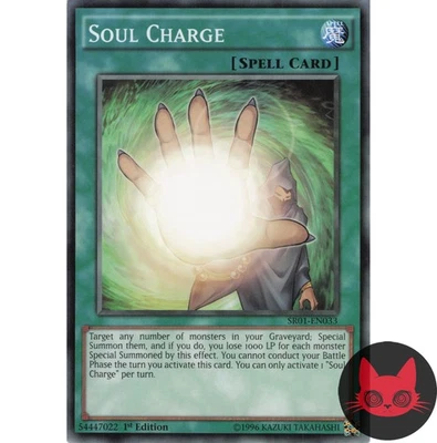 Yugioh Soul Charge SR01-EN033 Common 1st Edition NM - Image 1 of 2