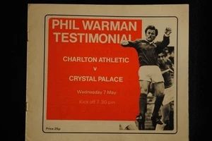 PROGRAMME PHIL WARMAN TESTIMONIAL - 7 May 1980 - Picture 1 of 1