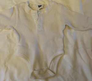 Baby Button Front- Waffled One Piece - Picture 1 of 1