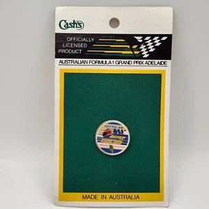 Cashs Australian Formula 1 F1 GP Grand Prix Adelaide Pin Badge - Picture 1 of 3