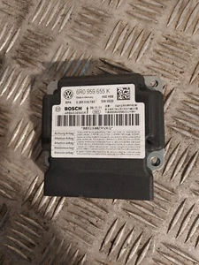 Boitier calculateur airbag - VOLKSWAGEN POLO V (5) - Réf : 6R0959655K - Picture 1 of 3