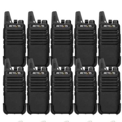Retevis RT622 PMR446 Walkie Talkie 16Kanäle Superdünn VOX Für Geschäfte Schule - Bild 1 von 4