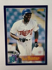 1994 Score Torii Hunter ‘93 Draft Pick Rookie No. 640 Minnesota Twins