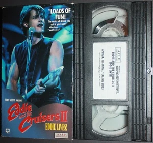 EDDIE AND THE CRUISERS II: EDDIE LIVES! (vhs) Michael Pare', Marina Orsini. VG - Picture 1 of 2