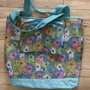 My Little Pony Reusable shopping Travel Beach bag With Zip Pouch Canadian Excl. - Picture 1 of 3