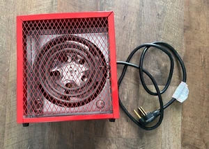 Comfort Zone Large Fan Forced Industrial Workshop Space Heater, Red NEMA 6-30P - Picture 1 of 3