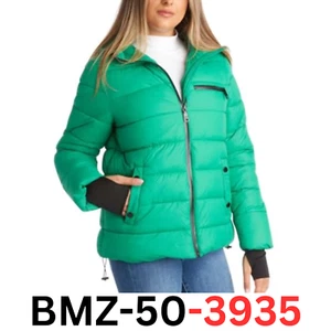 Steven Madden Women Winter Jacket - Packable Quilted Puffer Parka Coat, Green, L - Picture 1 of 7