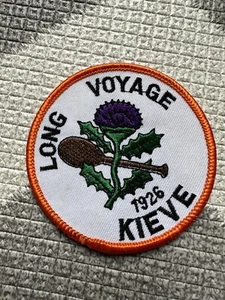 Long Voyage Kieve Patch 1926 New Rowing Hiking Travel - Picture 1 of 5