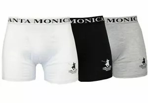 Boxer intimo uomo Santa Monica Polo Club confezione da 2/3 pezzi cotone ricco nuovo - Foto 1 di 9