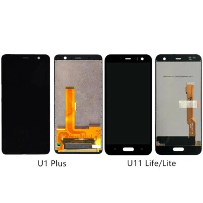 For HTC U11 Life U11 Plus LCD Display Touch Screen Digitizer Replacement black - Image 1 of 4