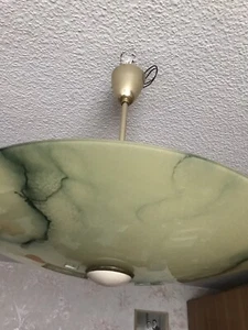 wunderschöne alte Hänge-lampe Vintage-55 cm Durchmesser 50ziger,60ziger - Bild 1 von 5