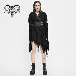 DEVIL FASHION Gürtel Gothic Lolita Kimono Nähte Kleid - Bild 1 von 5