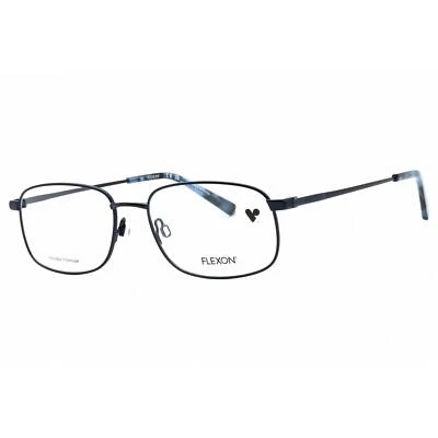 Anteojos para hombre Flexon brillante azul marino rectangular marco de metal FLEXON H6054 410 Foto 1 de 2