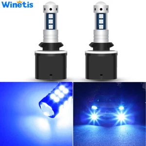 2 Pack 880 899 890 Blue LED Bulbs SMD 3030 Fog Driving Light Lamp Super Bright - Picture 1 of 8