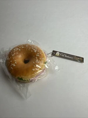Uncle Nic’s N De Bakery Bagel Sesame Seed Everything squish Charm Sandwich - Image 1 of 4