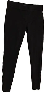 Loft schwarze Leggings Reißverschluss Beine Damen Stretch Hose Größe 2 - Bild 1 von 6