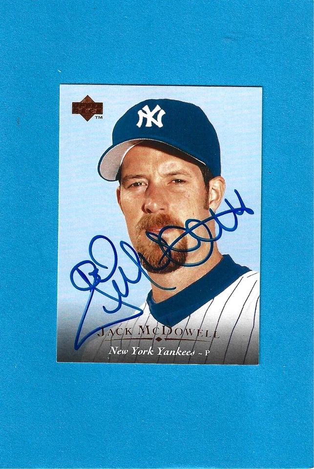 JACK McDOWELL autographed 1995 Upper Deck #206 New York Yankees Card - Image 1 of 1