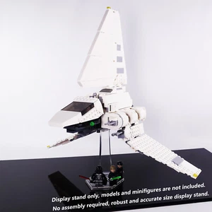 Display Stand for LEGO 75302 Imperial Shuttle Tydirium, Acrylic 3D stand only. - Picture 1 of 8