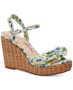 Kate Spade New York Women's Floral Print Patio Espadrille Wedge Sandals - 10 ... - Picture 1 of 4