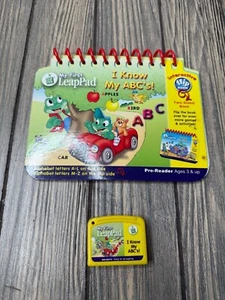 Vintage LeapFrog My First LeapPad I Know My ABCs Interactive Flip Book & Cartrid - Picture 1 of 4