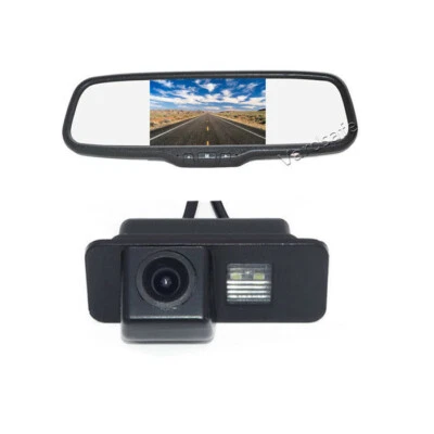 Rear View Backup Camera+Mirror Monitor for FORD Focus,/S-MBX/ Mondeo/ Fiesta - Image 1 of 4